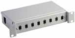 QUBIX SPA - QBX2010068 CASSETTO OTTICO 10 1U PER 8 SC GR