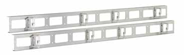 QUBIX SPA - QBX2011042 COPPIA CANALA GEST. CAVI ARM. PRO 47U GR