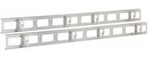 QUBIX SPA - QBX2011041 COPPIA CANALA GEST. CAVI ARM. PRO 42U GR