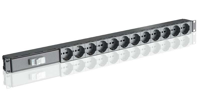 QUBIX SPA - QBX2011125 BARRA ALIMEN. VERTICALE 12P INT.MGNT. NE