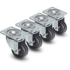 QUBIX SPA - QBX2011139 KIT 4 RUOTE PER ARMADI DCP