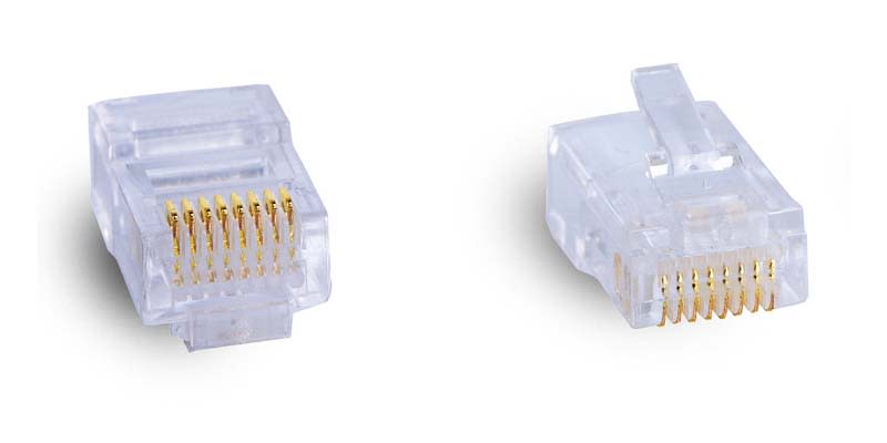 QUBIX SPA - QBX2012001 SPINA PLUG RJ45 8 POLI C5E UTP