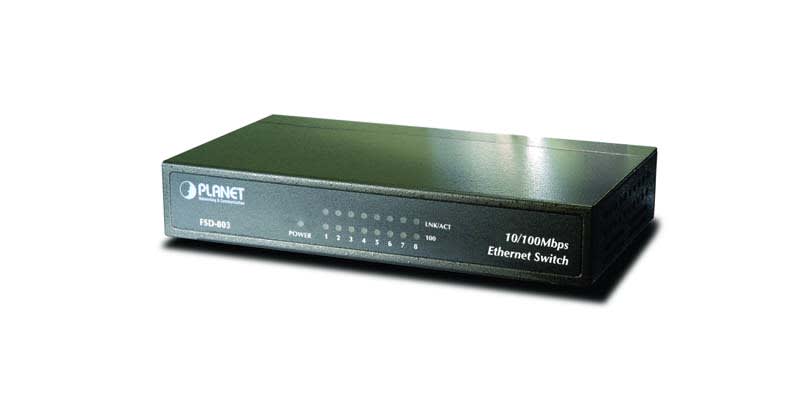 QUBIX SPA - QBX2032002 FSD-803 8P 10/100MBPS UNM SW