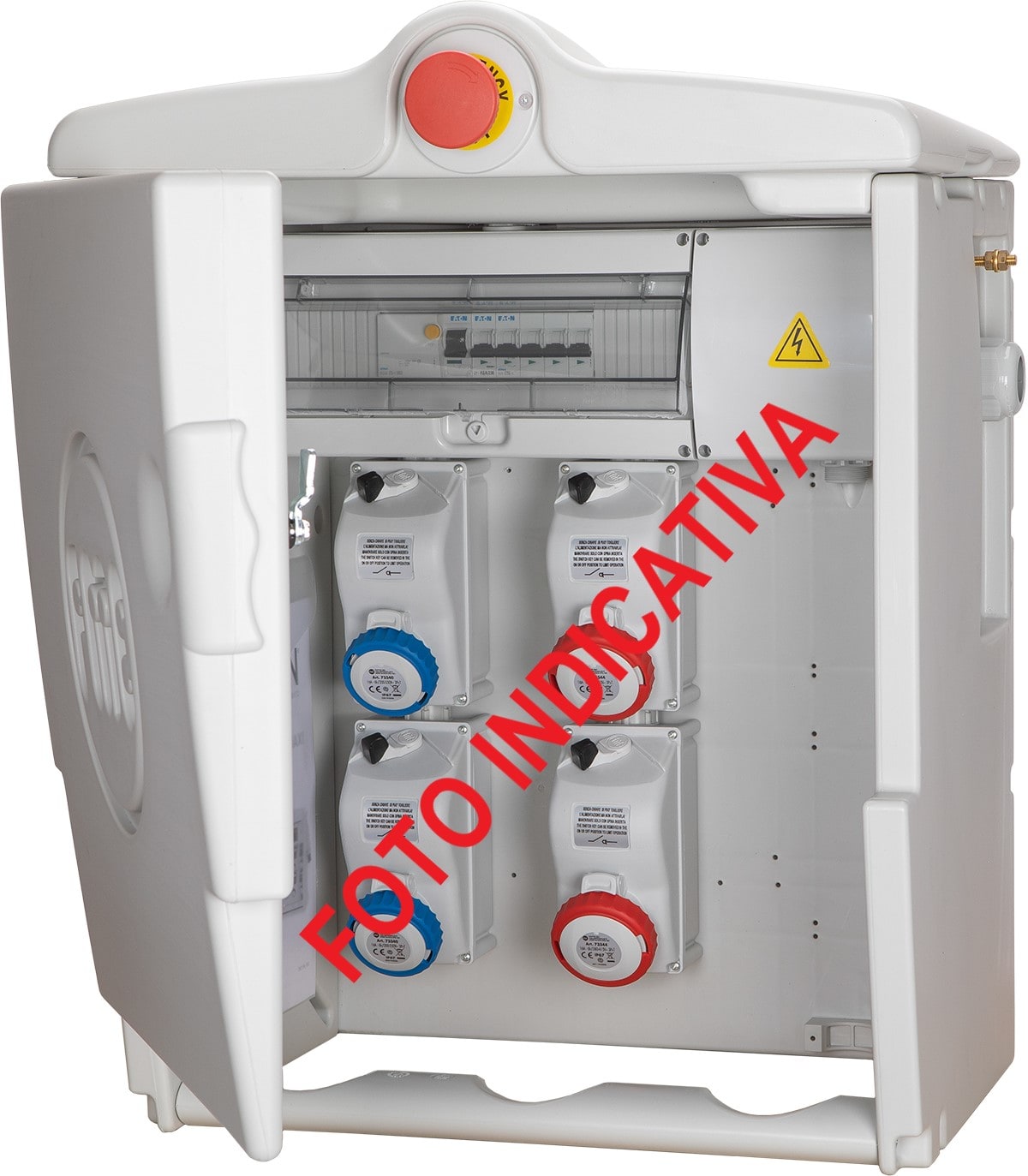 FANTON SRL - FME74735 QUADRO MIDI ASC 4PR/2PT/MORS/EMER/9KW