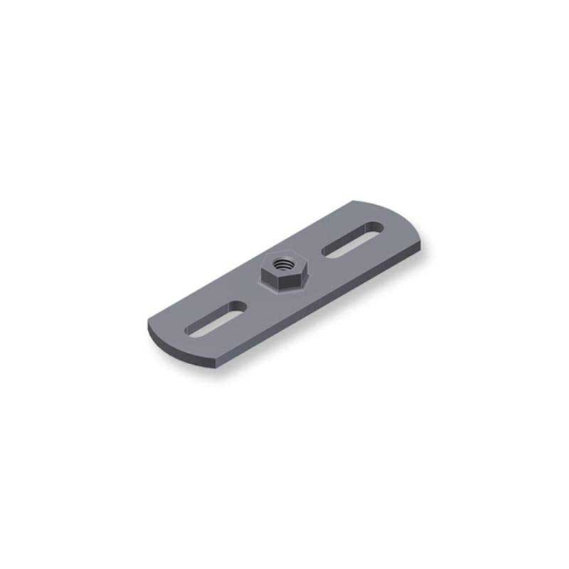 ZAMET SPA - ZATR03160800 01 ZR FLANGIA RETT.X BARRA FILETTATA DIA 8