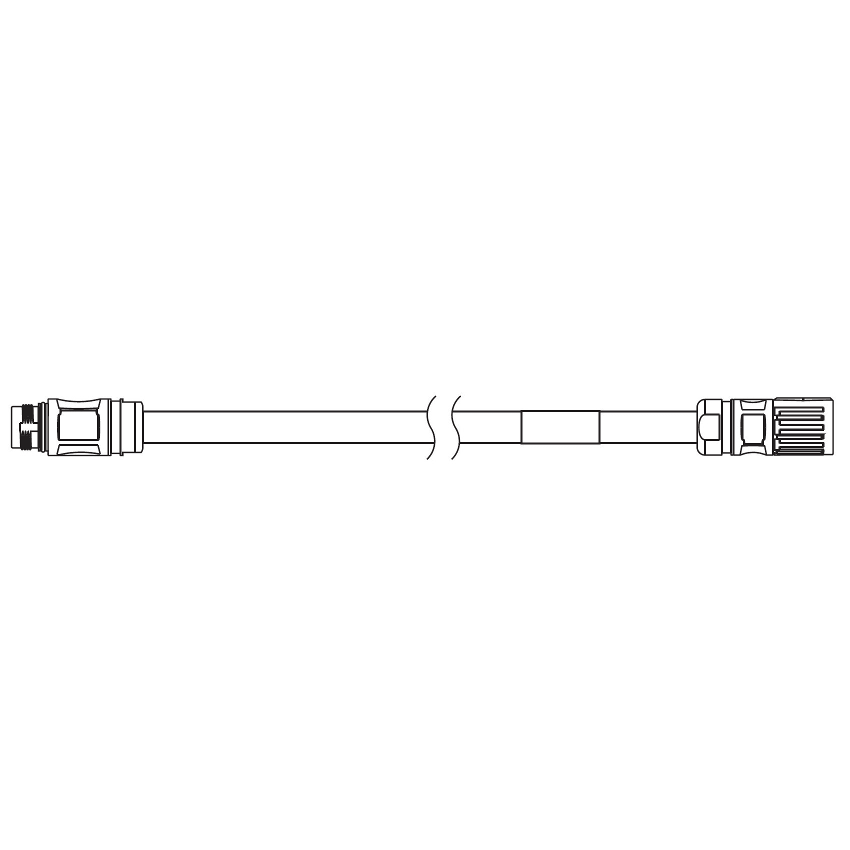 OMRON - OMRR88ACX1AE10BF 1SA SERIES SERVO EXTENSION HYBRID CABLE,