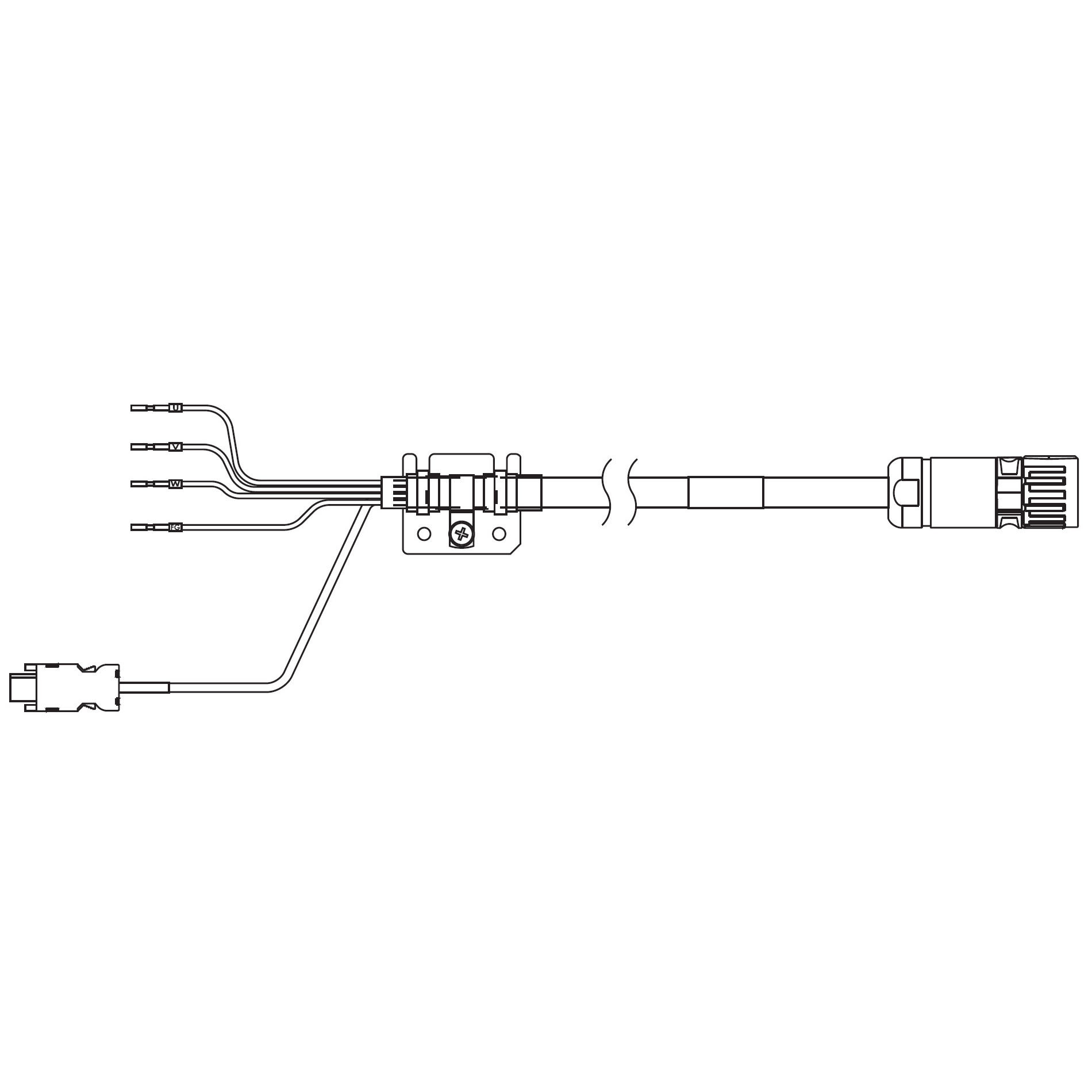 OMRON - OMRR88ACX1C020SF CAVO SERVO IBRIDO SERIE 1SA, 20 M, NON F