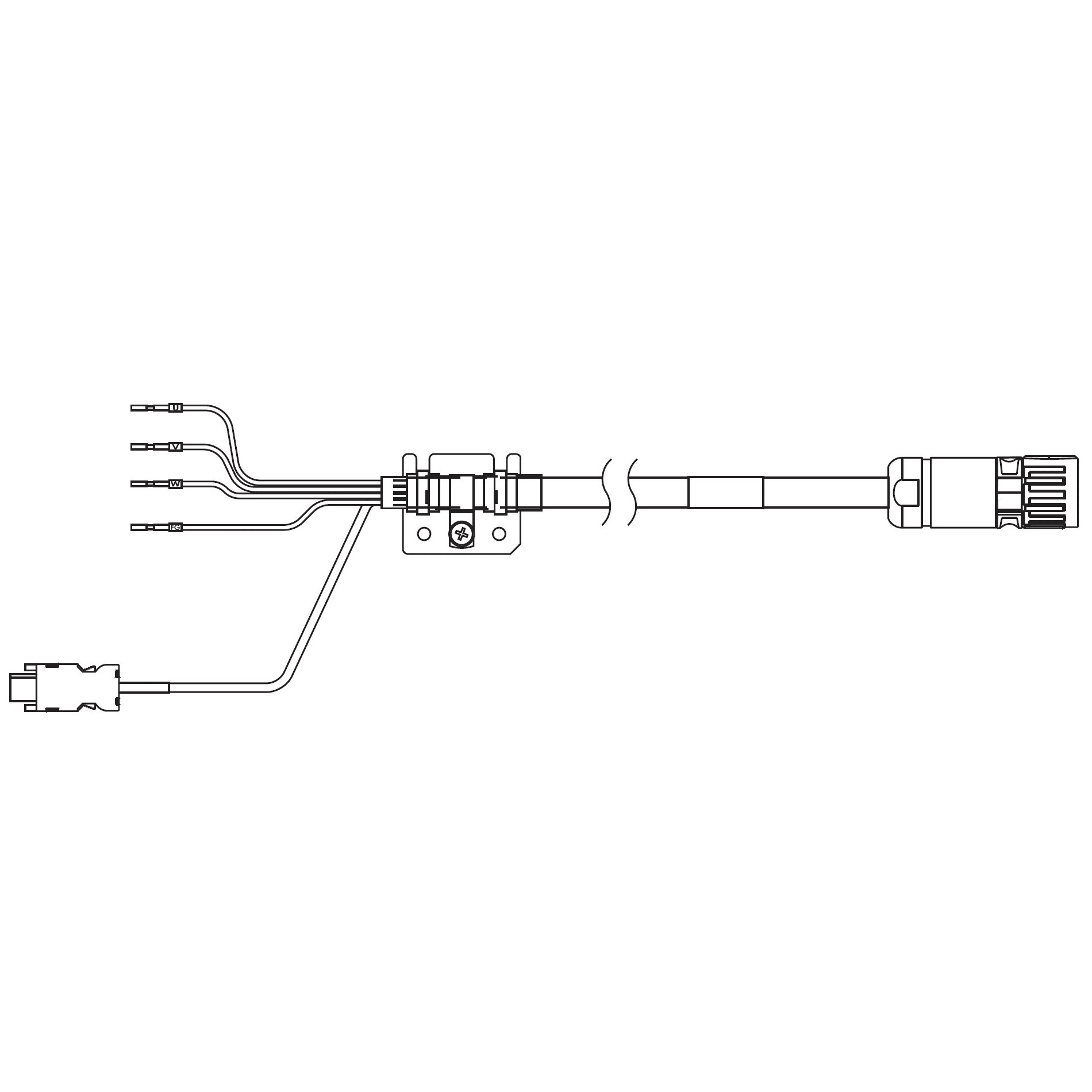 OMRON - OMRR88ACX1C003SF CAVO SERVO IBRIDO SERIE 1SA, 3 M, NON FR