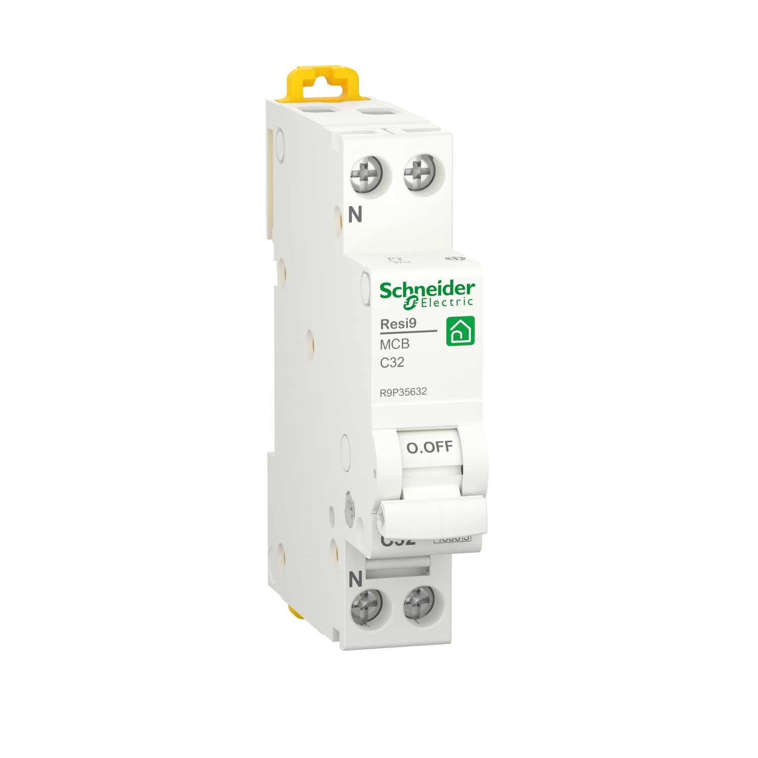 SCHNEIDER ELECTRIC - SNRR9P35632 INT.MAGN. RESI9 MCB 1P+N C 32A 4500A 1M