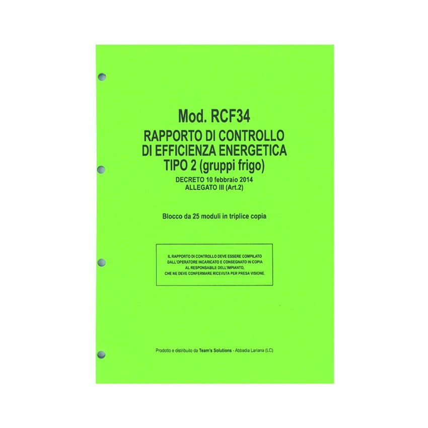 FERRARI - FERRC2ER RAPPORTO DI CONTROLLO GRUPPI FRIGO EMILI