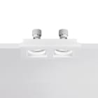ROSSINI - RSSRED002 DOWNLIGHT DOPPIO QUADRATO IN GESSO RASAT