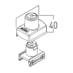 REGGIANI SPA ILLU - REG0.02283.0010 POINT CLAMP SUSPENSION WH