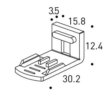 REGGIANI SPA ILLU - REG0.31714.0000 TAPPI RE LINEA LUCE SLIM MEDIUM PROFILE
