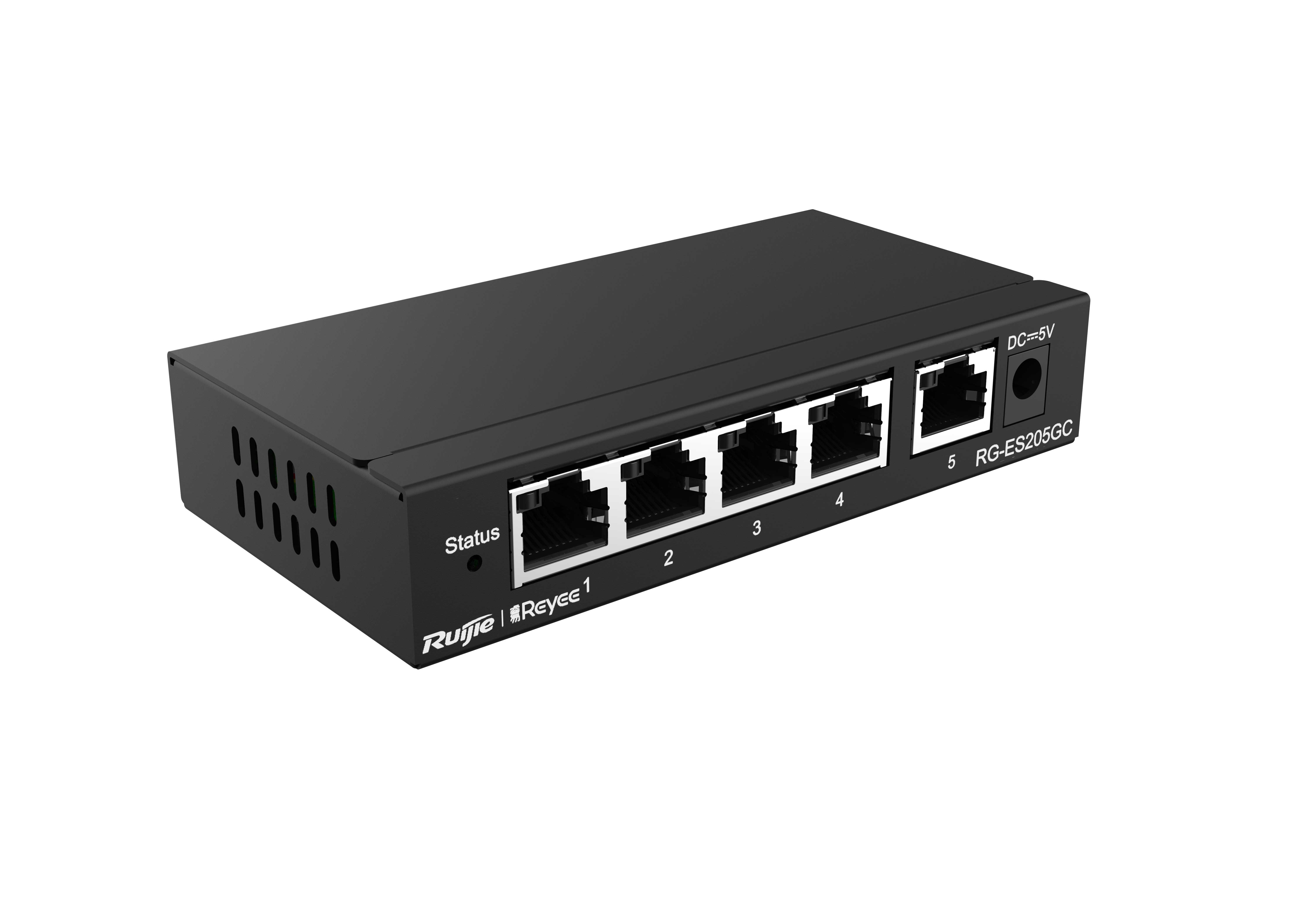ZELIATECH - NPRRG-ES205GC SWITCH 5X1GE, CLOUD, DESK, METALLO