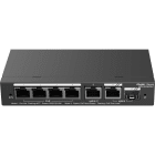 ZELIATECH - NPRRG-ES206GS-P SWITCH 4X1GE POE+ 54W, CLOUD,DESK,1XSFP