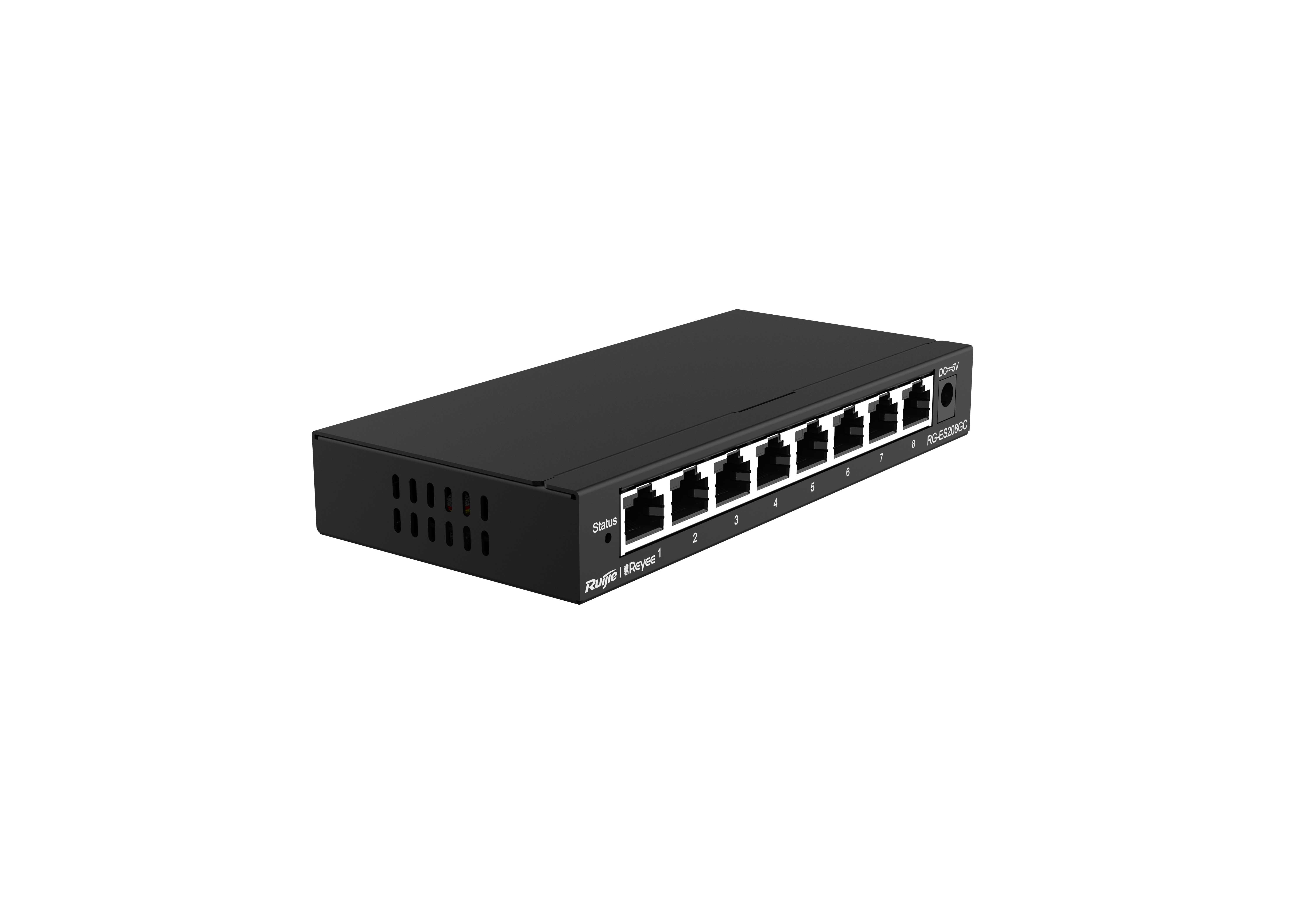 ZELIATECH - NPRRG-ES208GC SWITCH 8X1GE,CLOUD,DESK, METALLO