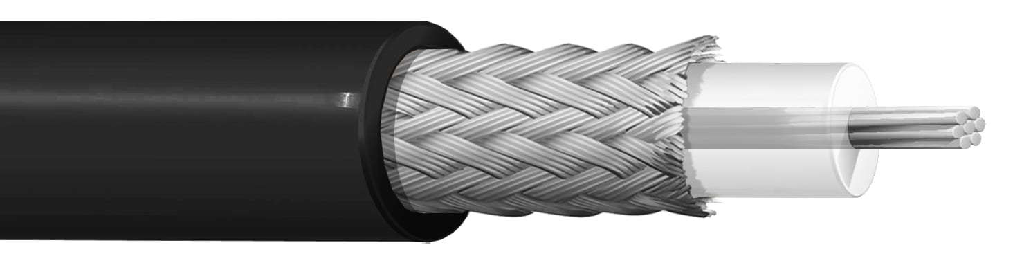 ITC INDUSTRIA TECNIC - ITCTY-58NEM100 RG 58 A/U NERO MAT.100 FCA