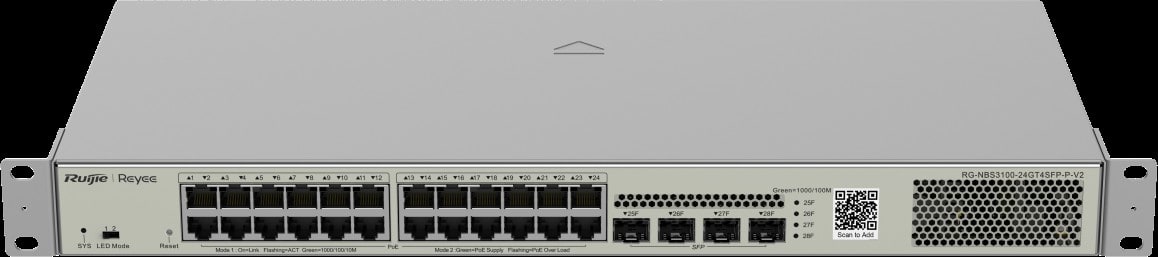 ZELIATECH - NPRRGNBS310024GT4V NBS310024GT4SFPPV2 SWITCH 24 POE+ 370W 4