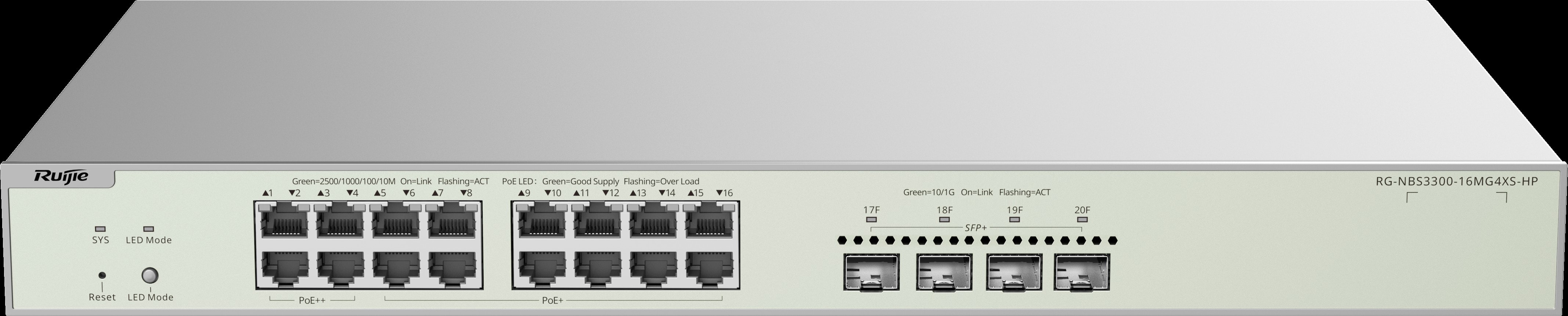 ZELIATECH - NPRRGNBS330016MG4X NBS330016MG4XSHP SWITCH 16X2,5 370W 4SFP