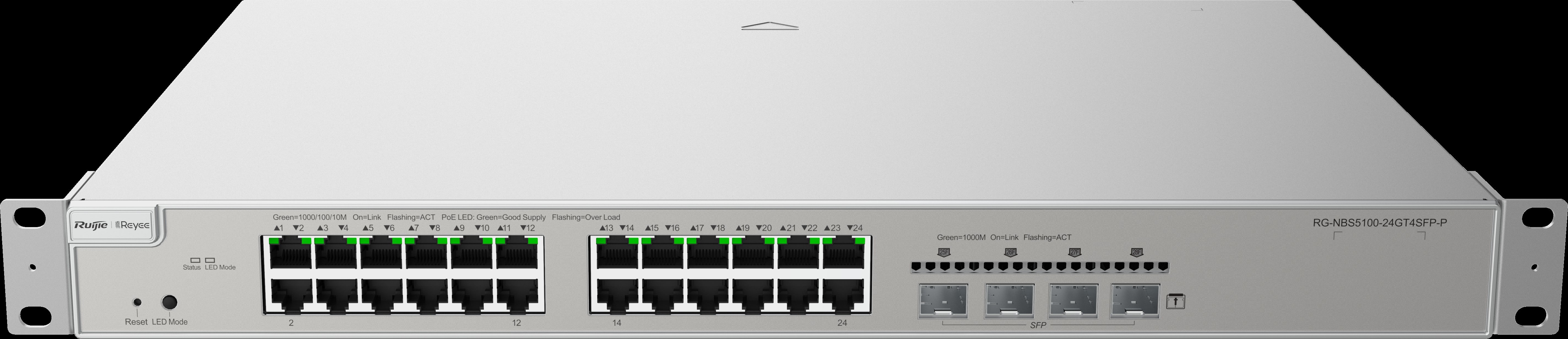 ZELIATECH - NPRRGNBS510024GT4S NBS510024GT4SFPP SWITCH24 POE+ 370W 4SFP