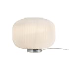 ROSSINI - RSSRIG002 LAMPADA TAVOLO CROMO/VETRO BIANCO SATINA