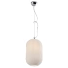ROSSINI - RSSRIG006 SOSPENSIONE CROMO/VETRO BIANCO SATINATO