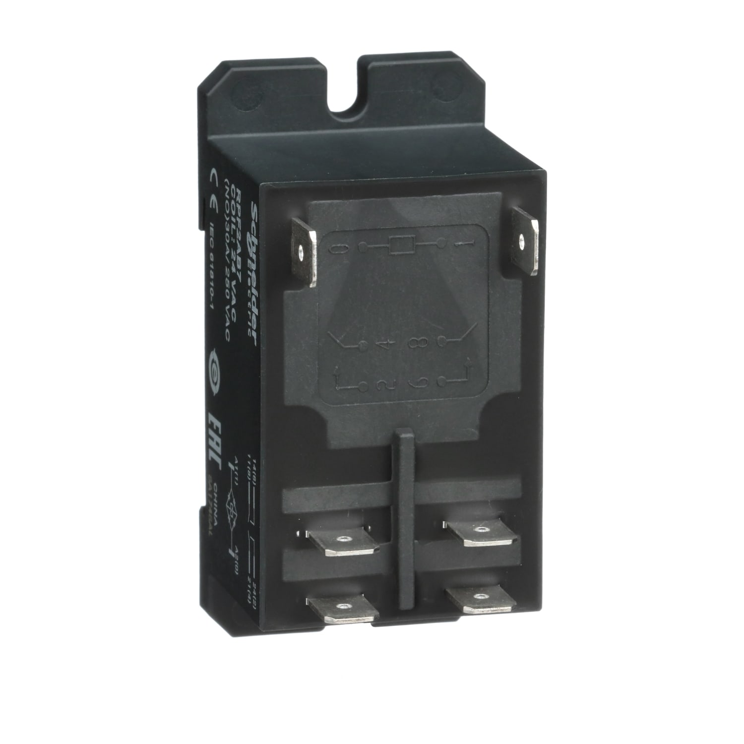 SCHNEIDER ELECTRIC - SNRRPF2AB7 RELE POTENZA 2 NO 24VAC 25 A