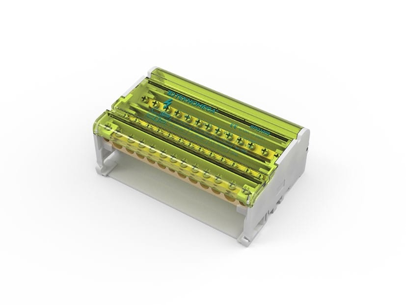 TEKNOMEGA SRL - TKGRPQ1009 RIPARTITORE MORSETTIERA QUADRIP 125A 12