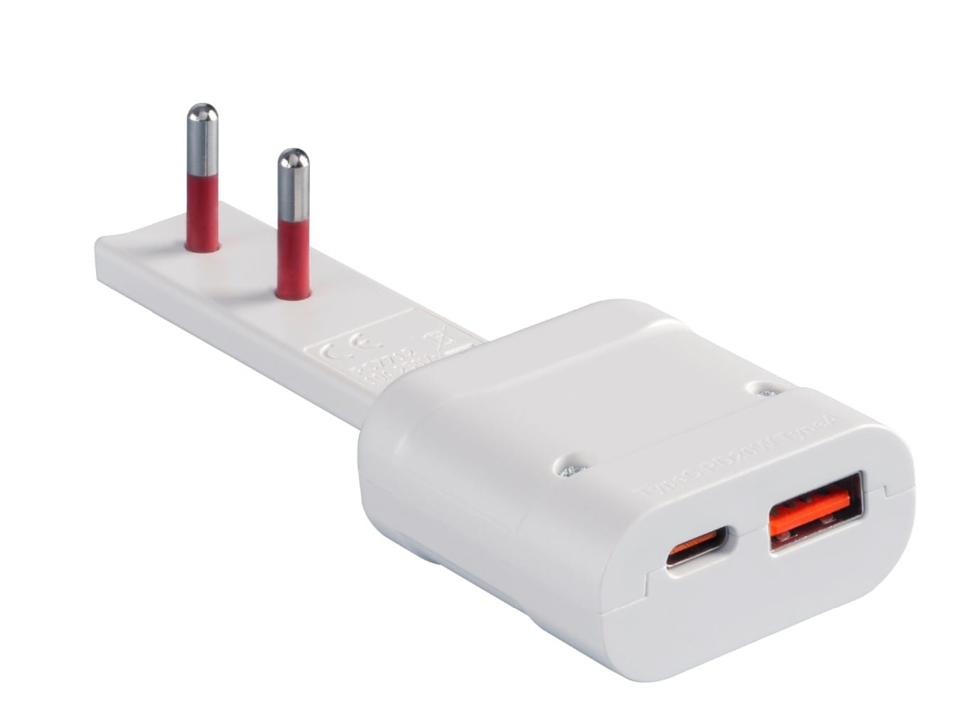 ROSI MATERIALE ELETT - RCORS7712BC CAR. USB SP.10A 2P250V-1USB A+1 C,PD20W,