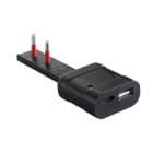 ROSI MATERIALE ELETT - RCORS7712NC CAR. USB SP.10A 2P250V-1USB A+1 C,PD20W,