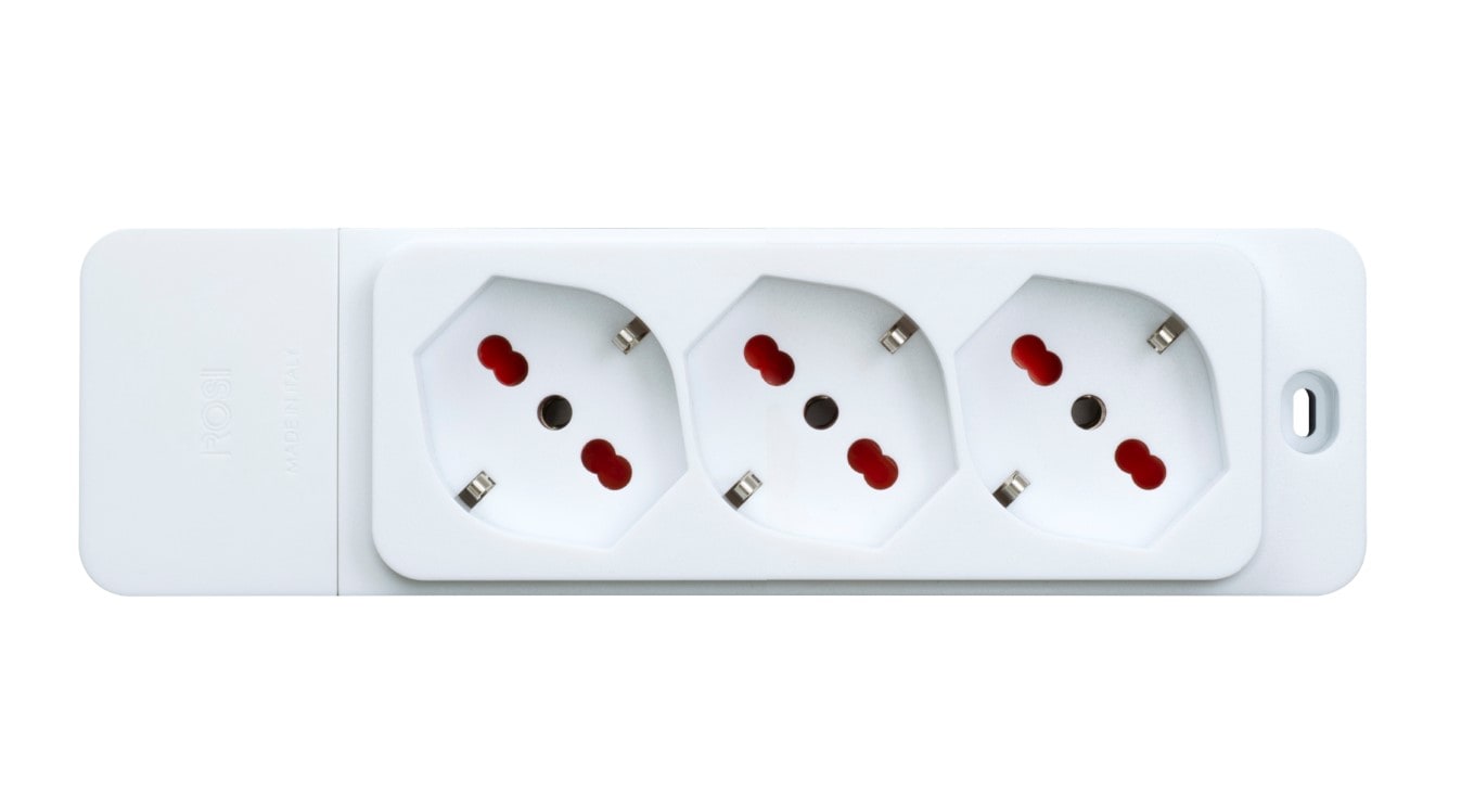 ROSI MATERIALE ELETT - RCORS8311B MULTIPRESA EMILIA SPECIALIST 3 POSTI, BI