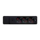 ROSI MATERIALE ELETT - RCORS8312N MULT SPECIALIST 3 POSTI, CON INTERR., NE