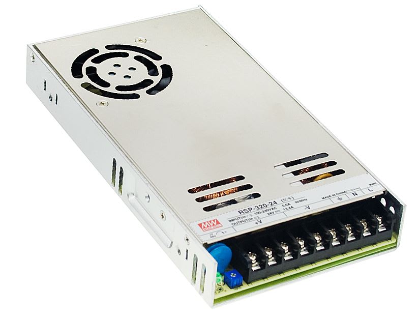 DIGIMAX SRL - DIXRSP-320-24 ALIMENTATORE BASSO PROFILO AC/DC 24V 320