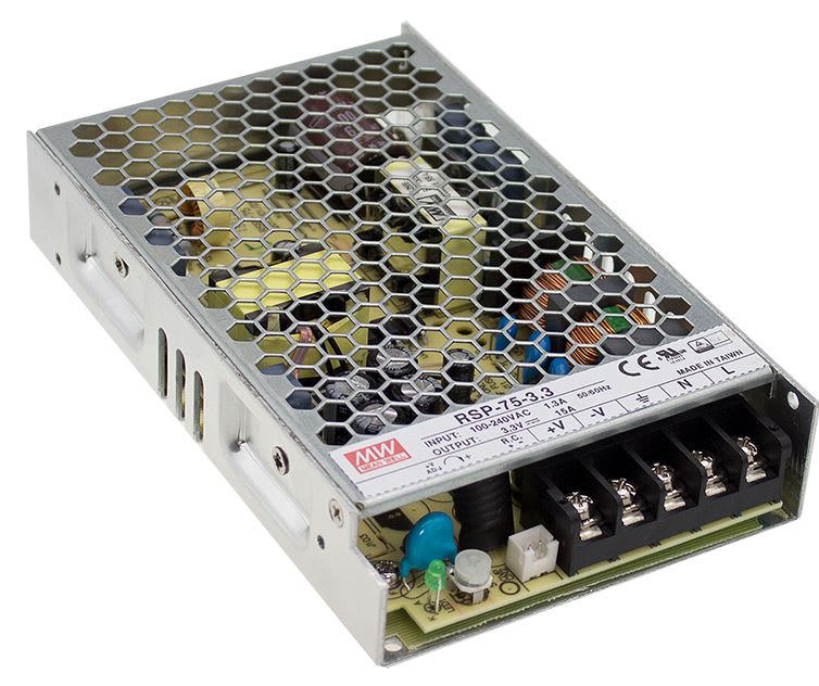 DIGIMAX SRL - DIXRSP-75-12 ALIMENTATORE BASSO PROFILO 12V 75W CON P