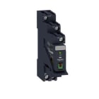 SCHNEIDER ELECTRIC - SNRRXG12P7PV Relè RXG - pulsante test+LED pre-montato - base-1NC/NO 10A 230Vca + varistore
