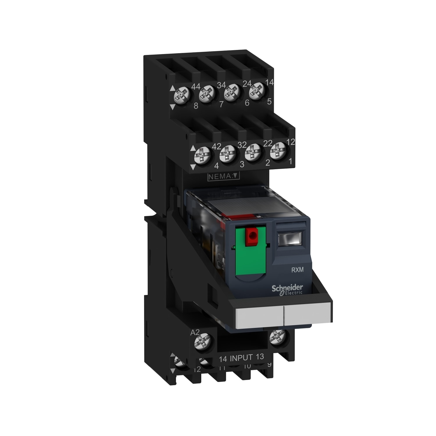 SCHNEIDER ELECTRIC - SNRRXM4AB2B7PVM RELE PRE-MONTATO 4 NC/NO 24 VAC 6A