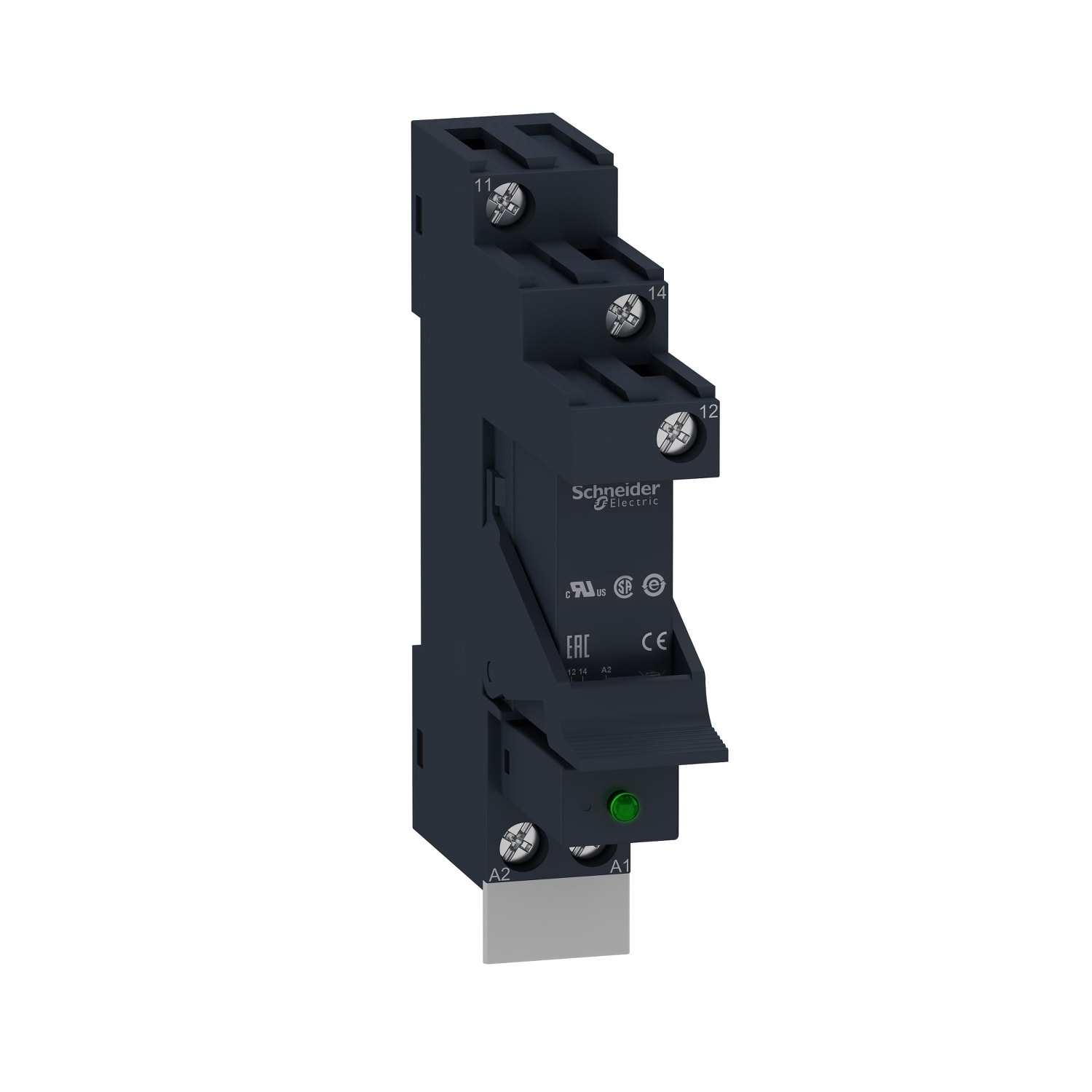 SCHNEIDER ELECTRIC - SNRRSB1A120BDPV RELE PRE-MONTATO 1 NC/NO 24 VDC 12A