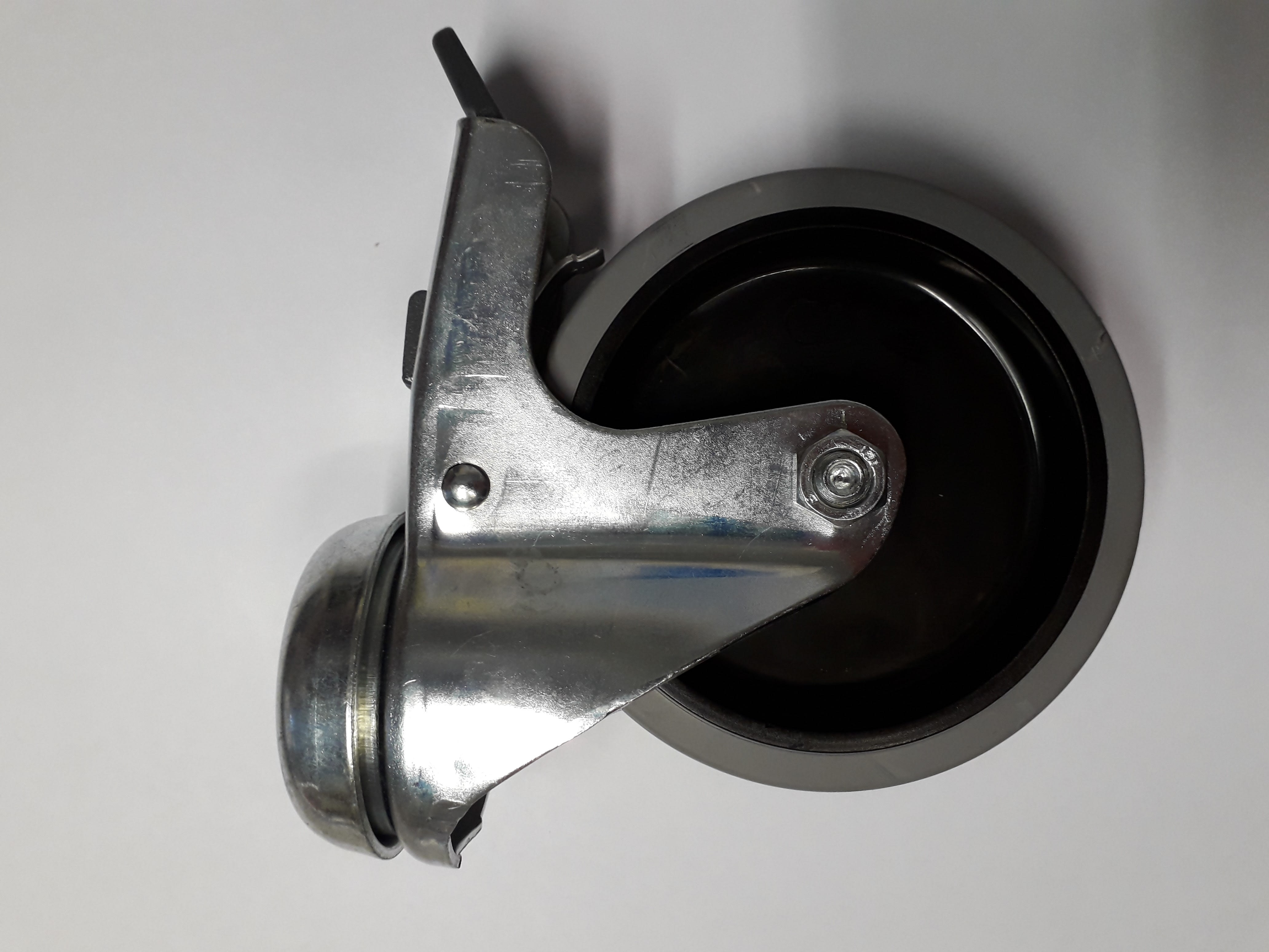 FACAL SRL - FAFRU-027 RUOTA GOMMATA D.100 GIREV. C/FRENO - (ES