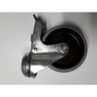 FACAL SRL - FAFRU-027 RUOTAGOMMATAD.100GIREV.C/FRENO-(ESTRO