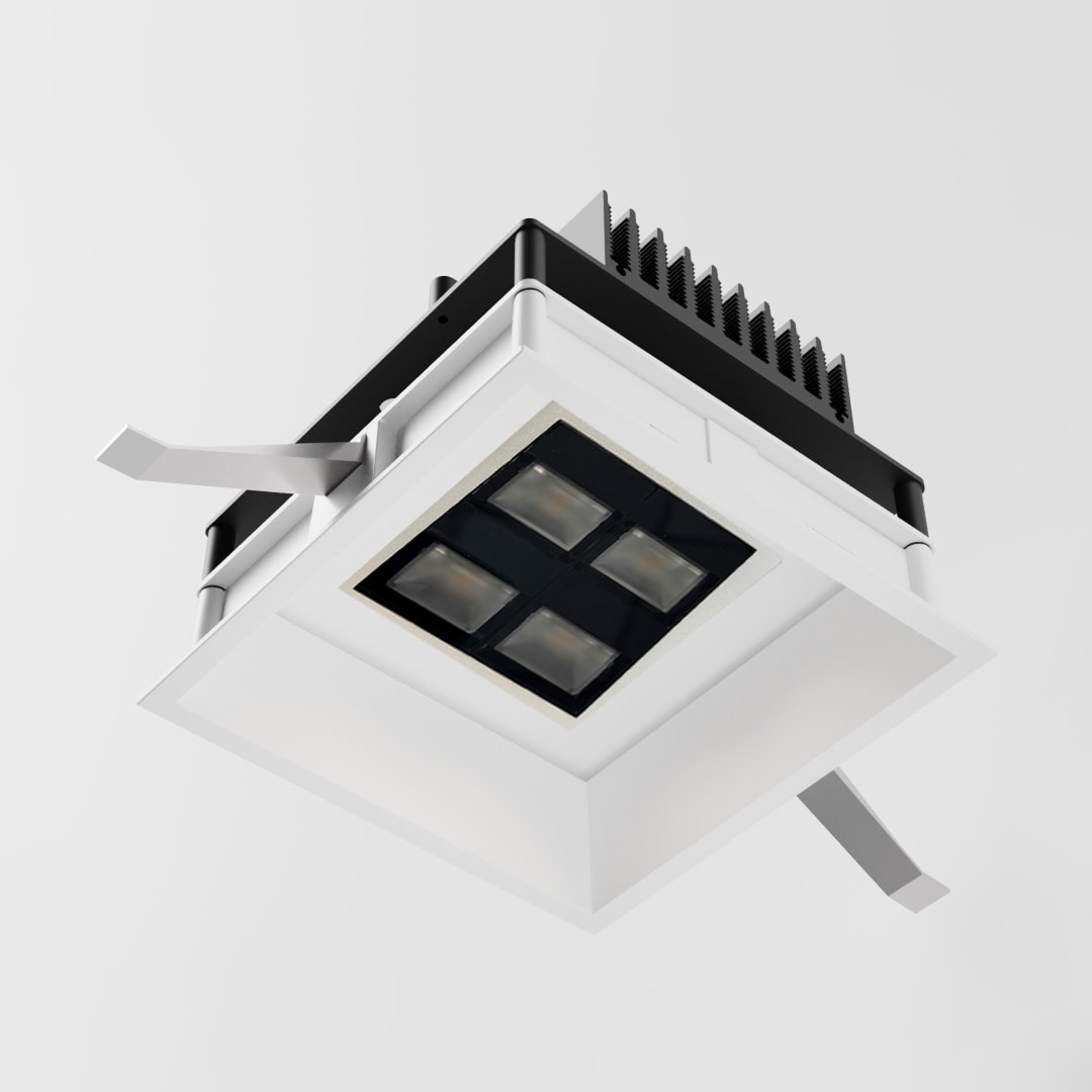 SIDE SPA - SDEKT5880LBCAS RULED Q14 136X136MM 18W 1075LM 3000K IP2