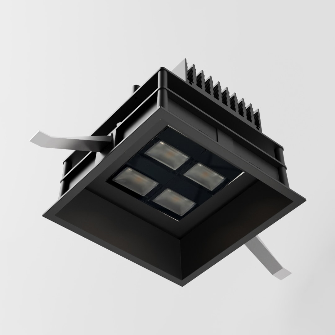 SIDE SPA - SDEKT5881LBCAE RULED Q14 136X136MM 18W 1590LM 3000K IP2