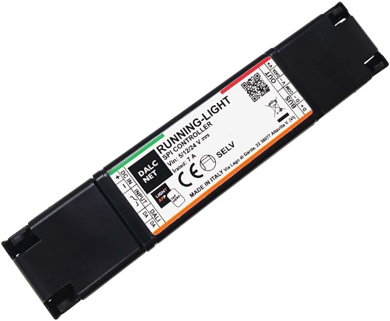 DIGIMAX SRL - DIXRUNNING-LIGHT PIXEL-TO-PIXEL SPI CONTROLLER PUSH-DALI