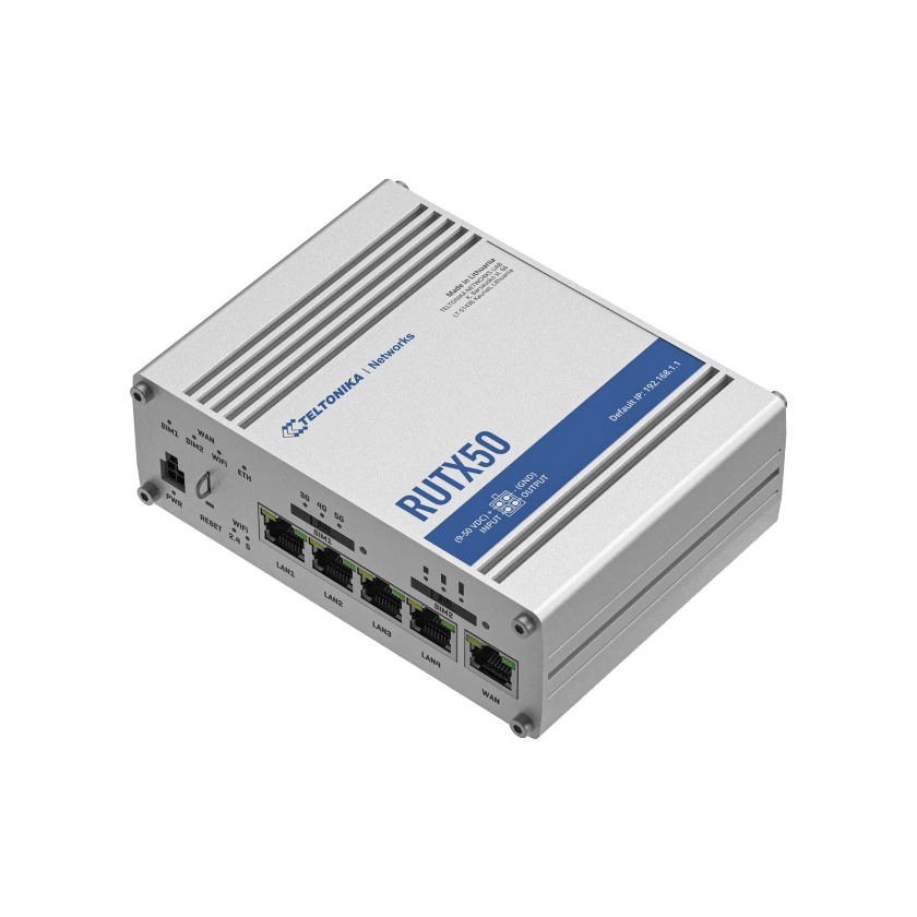 TELTONIKA NETWORKS - TTKRUTX50000000 ROUTER INDUSTRIALE 5G