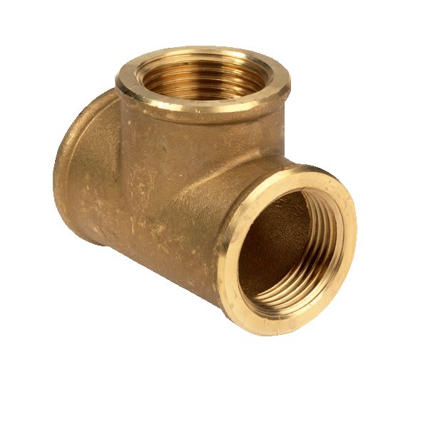 WATTS INDUSTRIES ITA - WATVW13034 MICROFLEX TEE BRASS 3/4 FFF