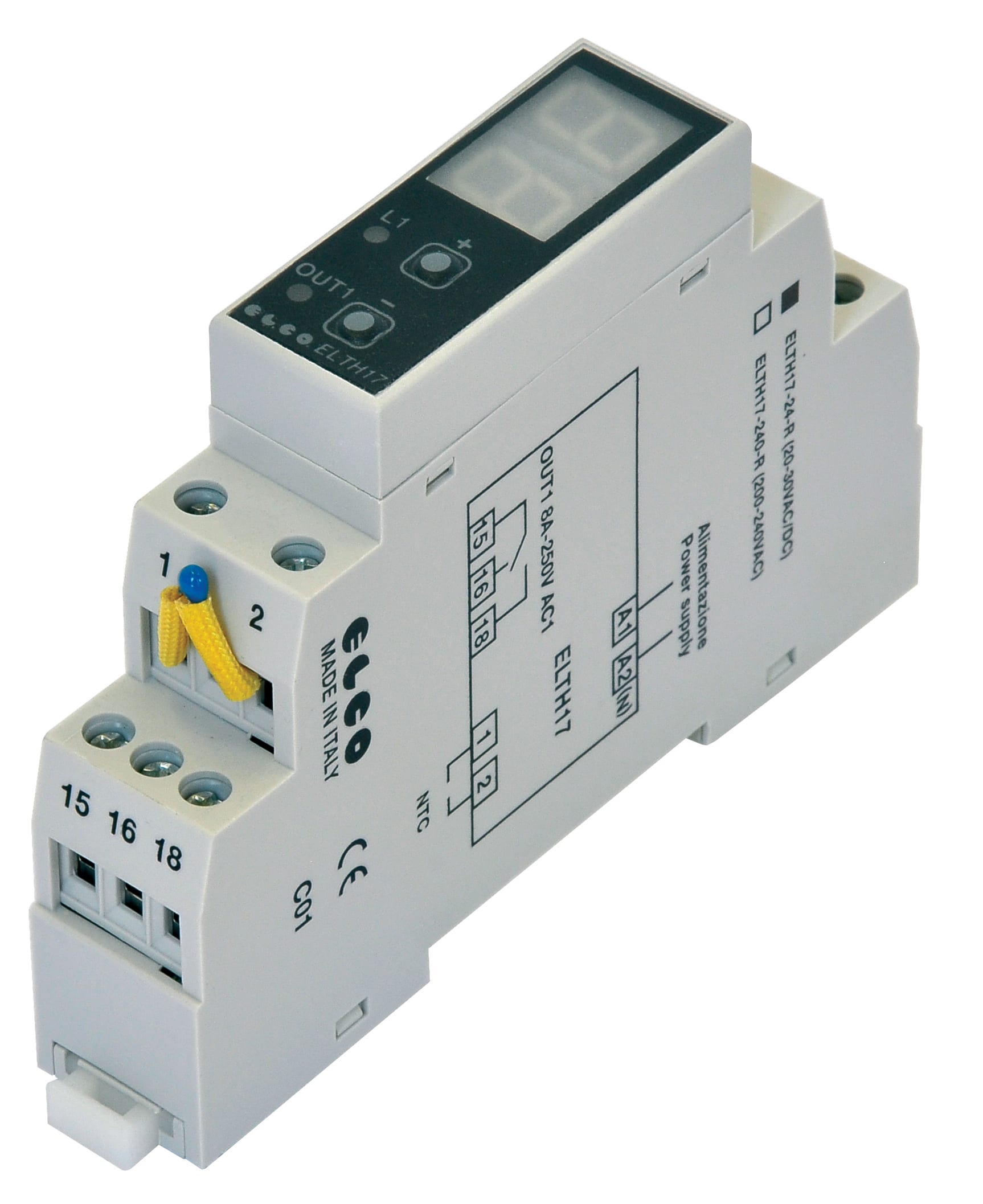 EL.CO. SRL - ECL640220 TERMOREGOLATORE MODULARE ELTH17-24-R