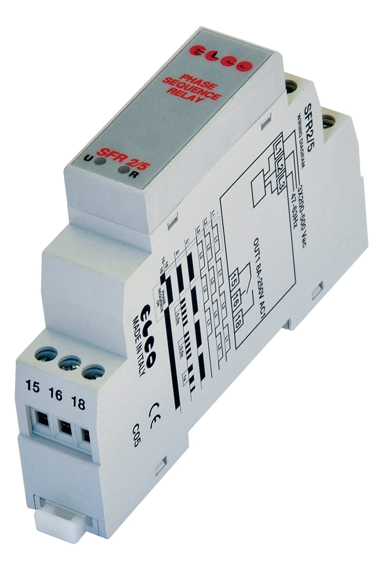 EL.CO. SRL - ECL660028 RELE  SEQUENZA FASE  MOD.SFR2/5