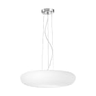 ROSSINI - RSSS.10470 SOSPENSIONE IN VETRO BIANCO SATINATO E27