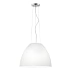 ROSSINI - RSSS.10570-45 SOSPENSIONE CROMO/PARALUME VETRO BIANCO LUCIDO E27 IP20 44CM