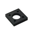 NVENT HOFFMAN - HOFS2MA48 Syspend 281-Max Adattatore a flangia per tubo tondo 80x80x15 mm, Nero, Alluminio
