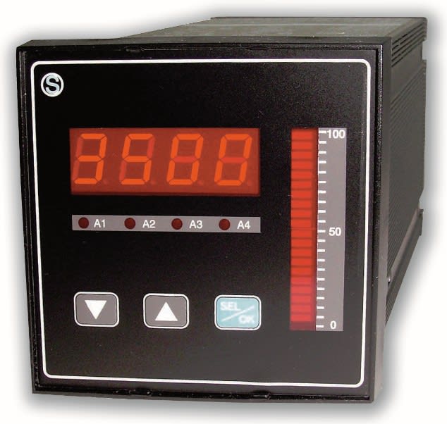 SENECA - SCXS301B-23-R INDIC 4DIG+BG 1AI 1AO ALIM 24VAC/DC